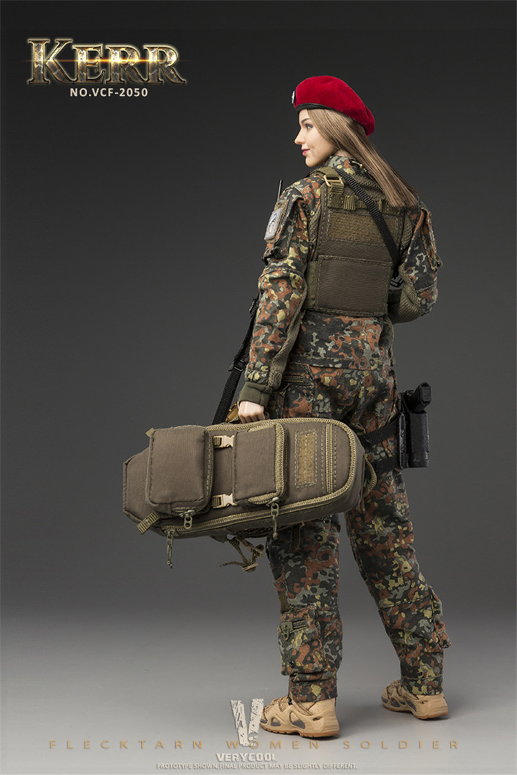[สั่งจอง] VERYCOOL VCF-2050 1/6 KERR - FLECKTARN WOMEN SOLDIER Action Figure