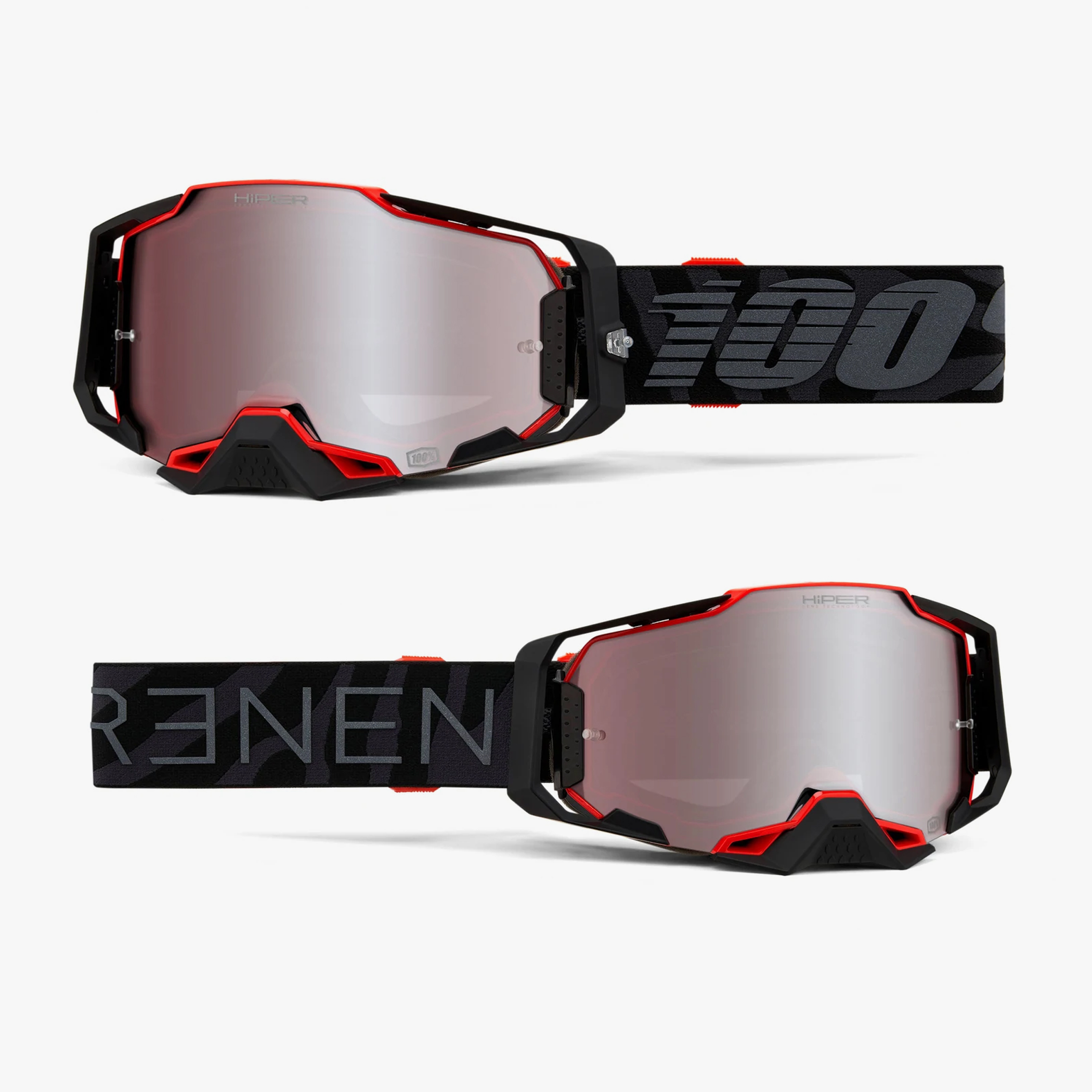 แว่น 100% ARMEGA HiPER Lens - RENEN Silver Mirror
