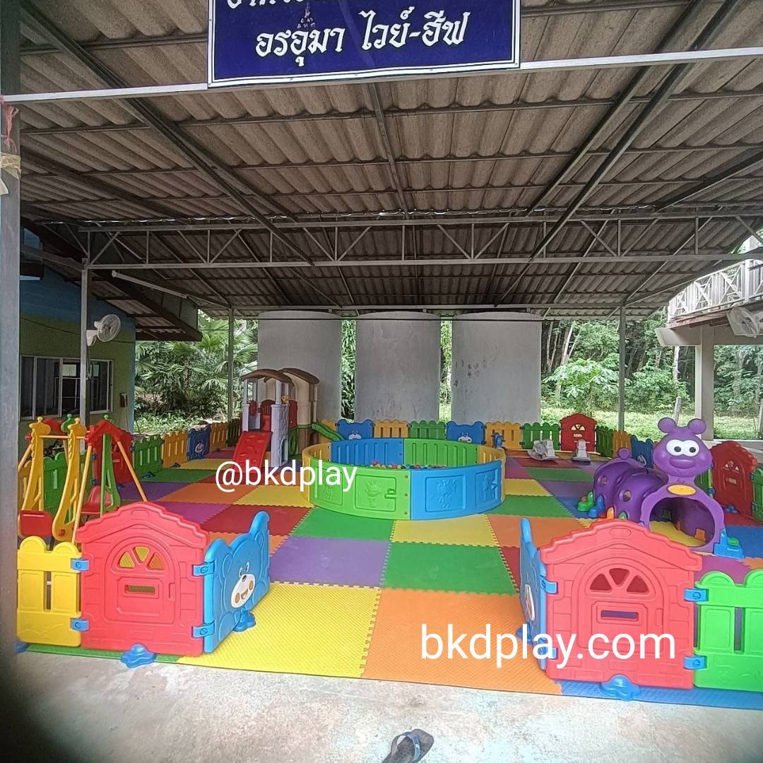 รั้วกั้นพลาสติกหน้าตุ๊กตาหมี ,กั้นห้องพื้นที่,คอกเด็ก พร้อมส่ง คิดค่าส่งตามจริง