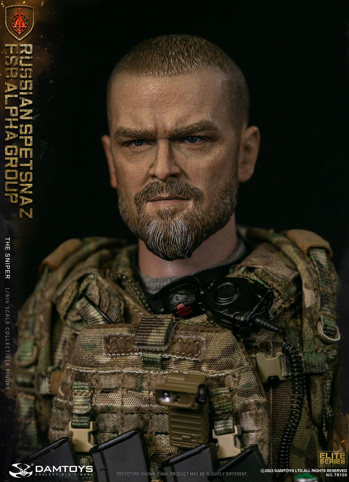 [พร้อมส่ง]DAMTOYS 78100 1/6 : RUSSIAN SPETSNAZ FSB ALPHA GROUP SNIPER