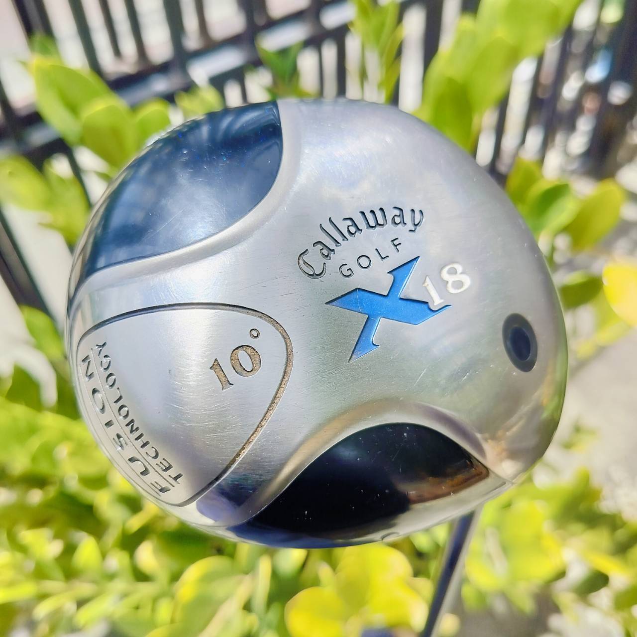 Driver Callaway X -18 องศา 10 ใช้เทคโนโลยีแบบ FUSION สุดยอด Driver ที่รูปทรงพิเศษ เด้งทั้งหัวไม้ ด้วยลักษณะโค้งของไม้ ทำให้เกิดแรงสปริง เด้งทั้งตัวของไม้ ตีไกลมาก ไม้กอล์ฟพรีเมี่ยมญี่ปุ่นมือสอง By NakaraLuxurious