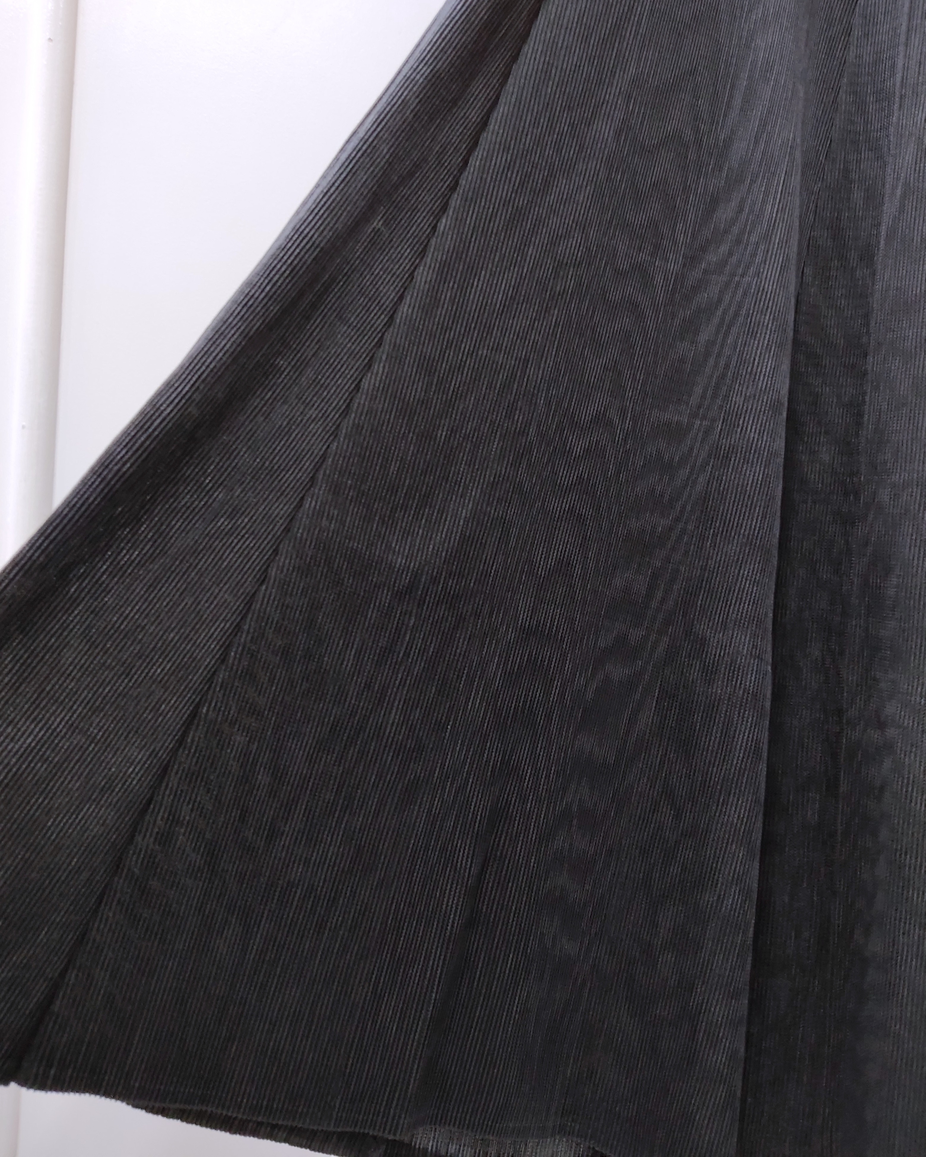 ยาว 37 นิ้ว 2MUAY รุ่น GM7225 กางเกงอัดพลีท FLARE PLEATED PANTS สีดำ FREE SIZE