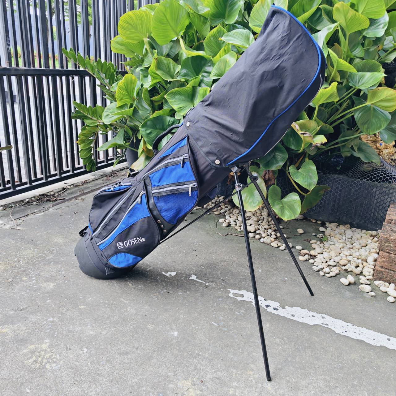 FULLSET GOSEN JAPAN V-SERIES ชุดพรีเมี่ยมญี่ปุ่น สุดคุ้ม! ได้หัวไม้ 4 ชิ้นจุกๆ ถุงกอล์ฟขาตั้ง