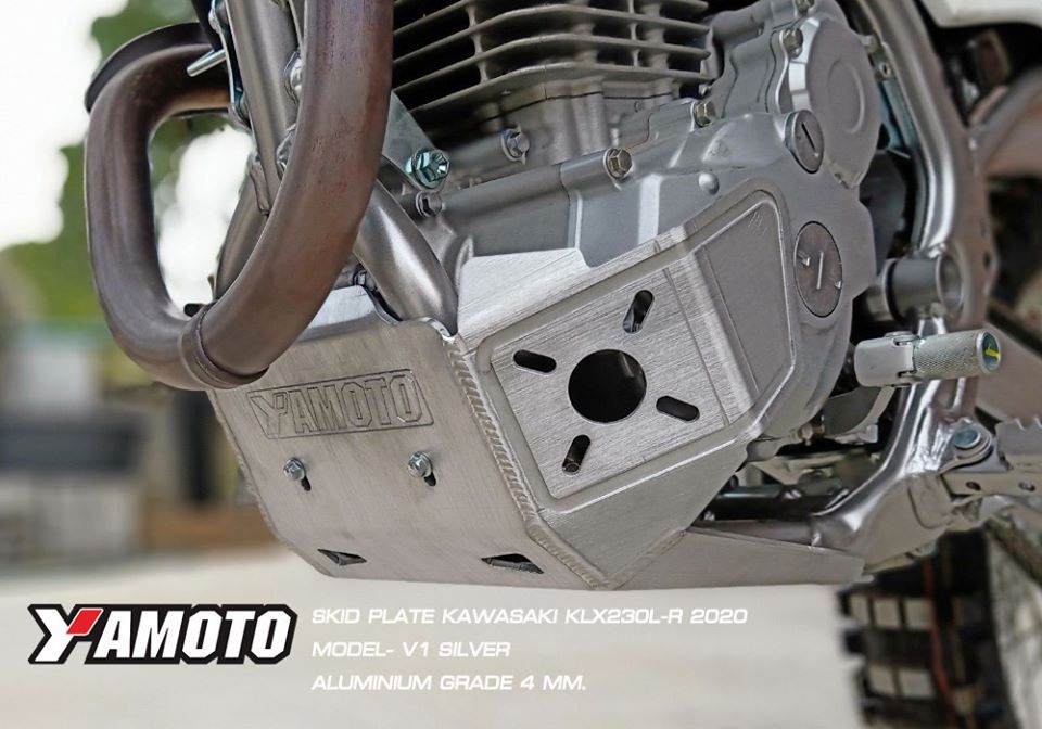 การ์ดกันแคร้ง Yamoto V1 Sliver KLX230L/R