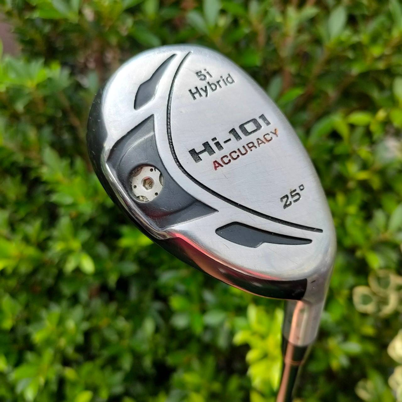 HYBRID 5 HI-101 ACCURACY ก้าน V-T-B HYPER FLEX S องศา 25 ตีแทนเหล็กยาว แม่นธงมาก สภาพสวยมาก ตีดีมากๆครับ