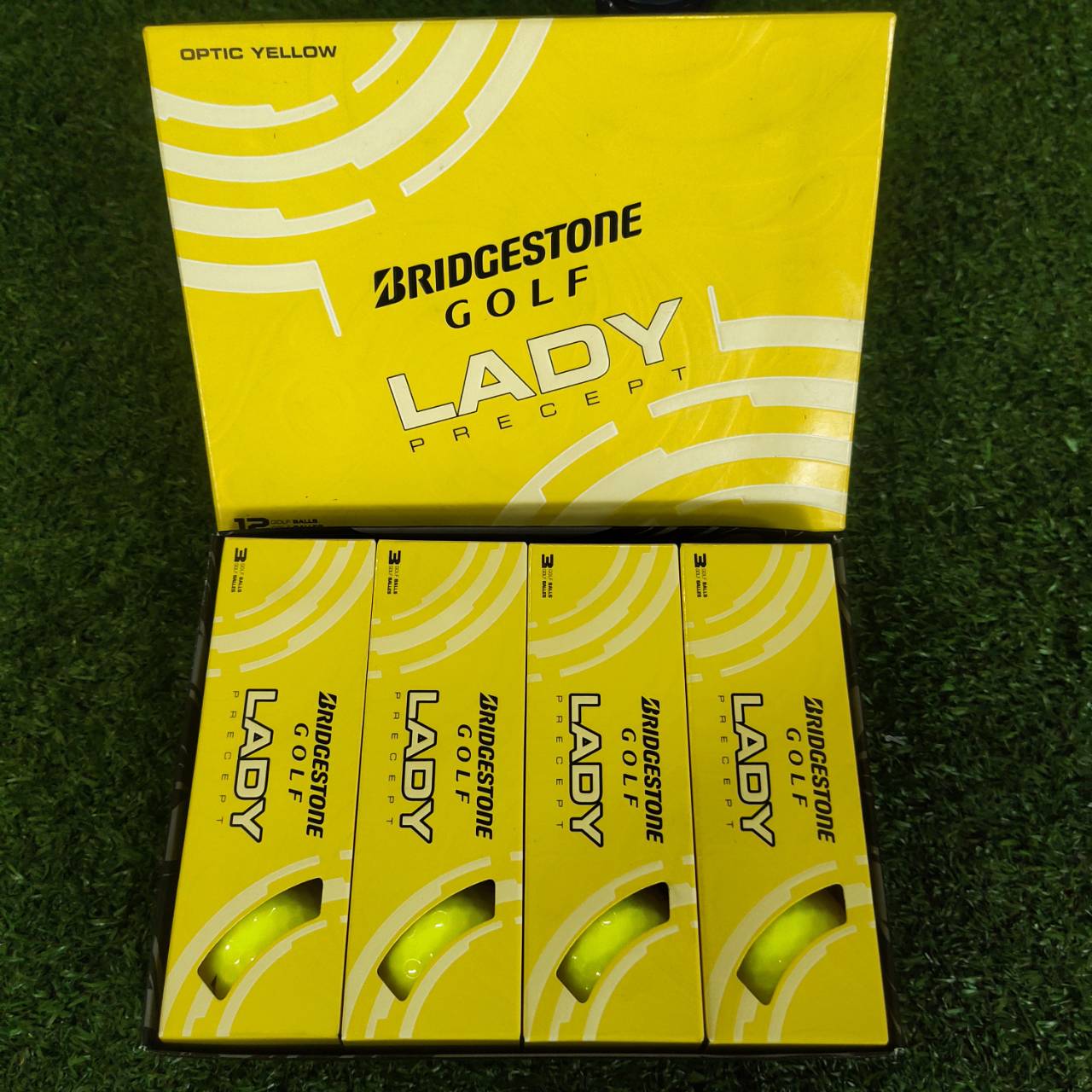 ลูกกอล์ฟ BRIDGESTONE GOLF – LADY PRECEPT YELLOW ลูกผู้หญิง ที่ทั้ง นุ่ม ตีไกล มองเห็นชัด!