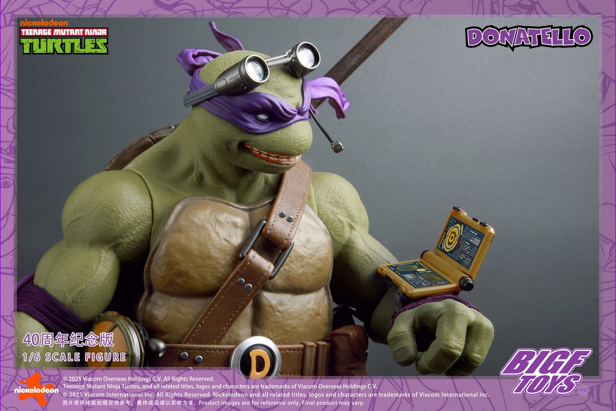 [สั่งจอง]BIGFTOYS BIGF-003 1/6 : TNMT - Donatello 40th Anniversary Edition