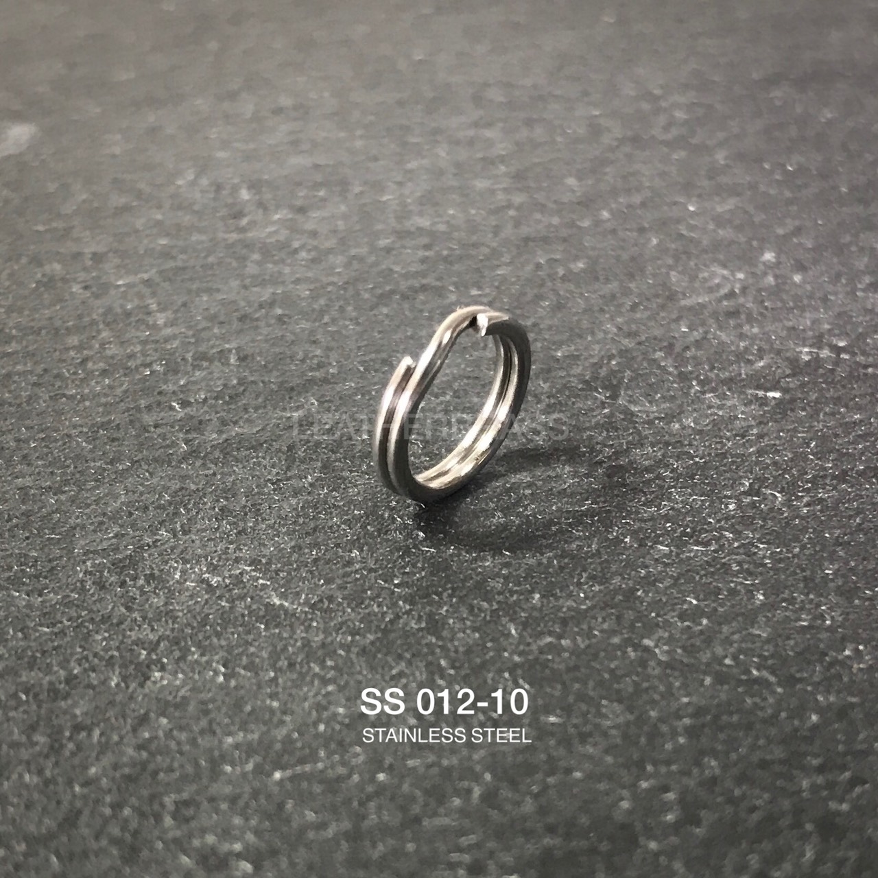 SS012 ห่วงกลม ลวดกลม ห่วงพวงกุญแจ อะไหล่เครืองประดับ อะไหล่สเตนเลส อุปกรณ์งานหนัง leatherbrass**แพ็คบรรจุ 5 ชิ้น**
