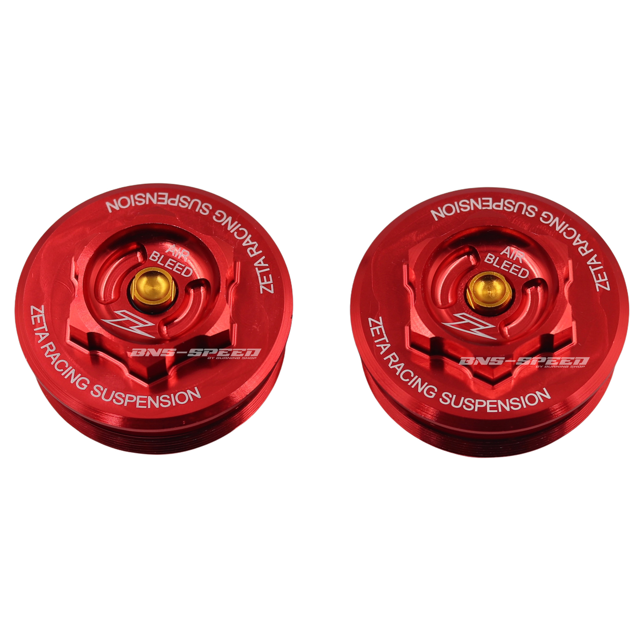 หัวโช้ค Zeta Front Fork Top Cap Red - CRF250/300L/M/Rally 12-21