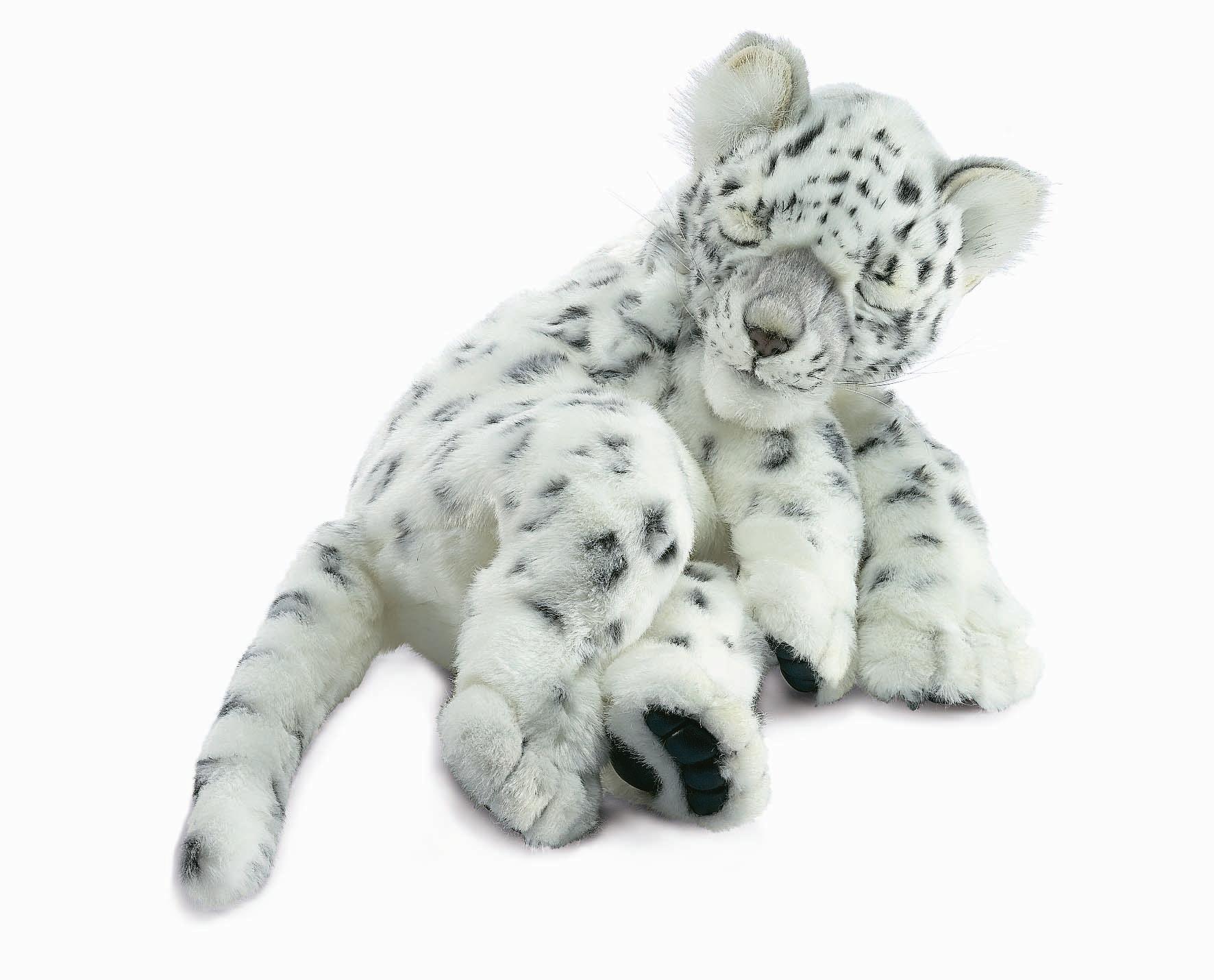 4753 Snow Leopard Cub Sleeping 40cmH.