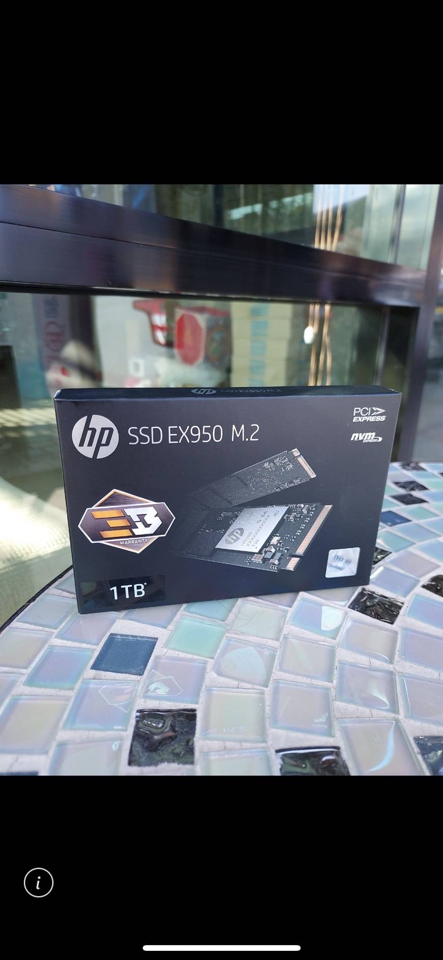 HP SSD EX950 1TB M.2 NVMe