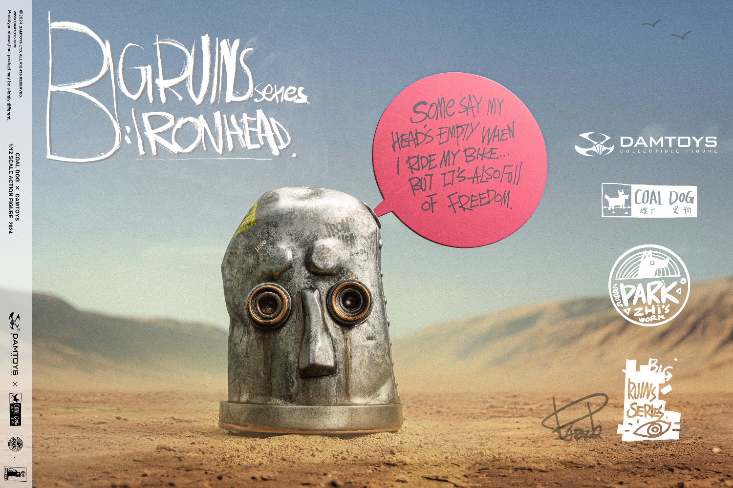 [สั่งจอง]Coal Dog x Damtoys PES036 22cm : Big Ruins series: Iron Head Tony