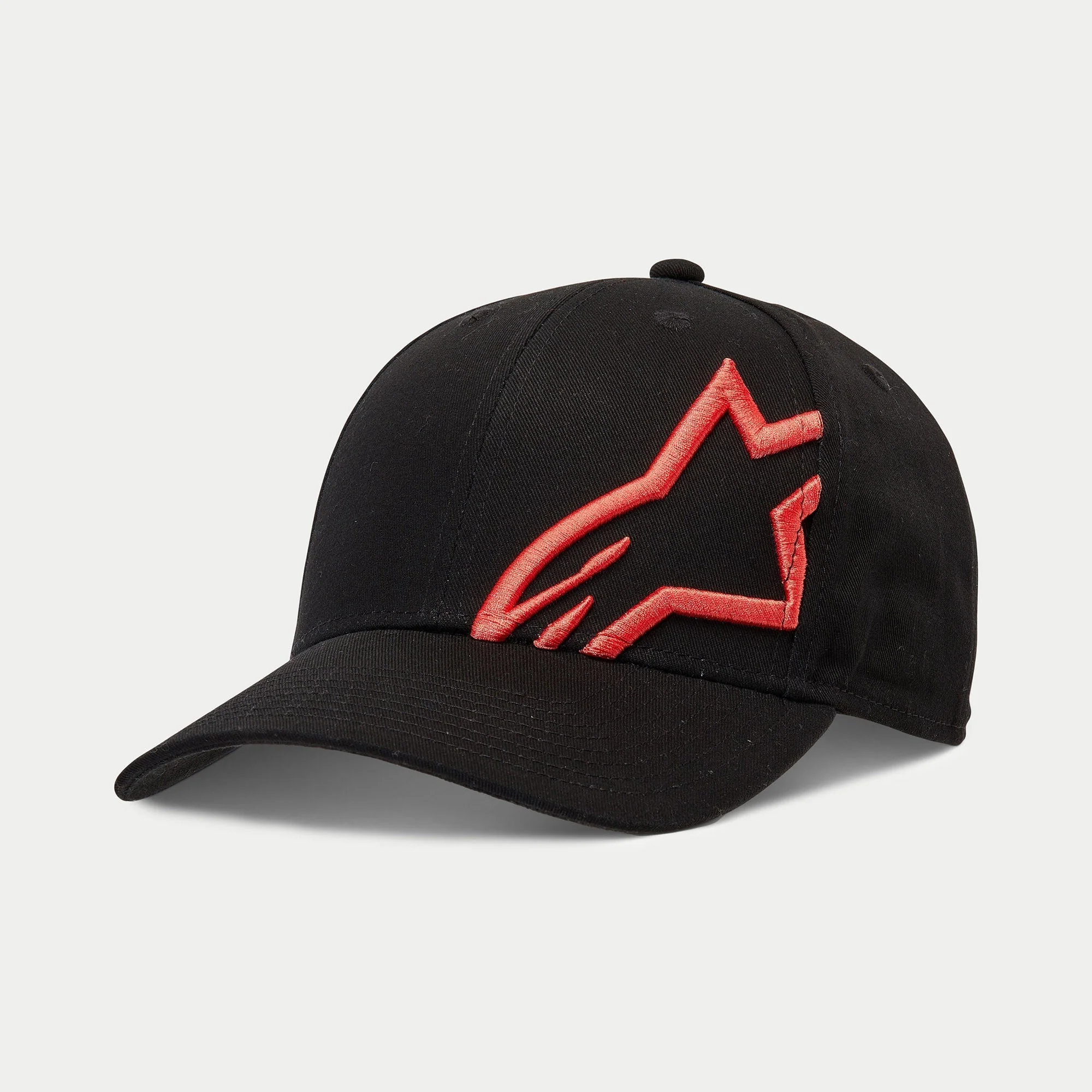 หมวกแก๊ป Alpinestars Corp Snap 2 Hat - Black/Warm Red