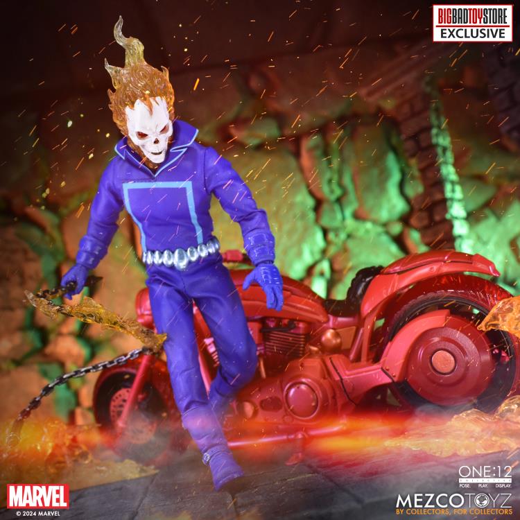 [พร้อมส่ง] Ghost Rider One:12 Collective : Ghost Rider & Hell Cycle (Vengeance Edition) Exclusive Set