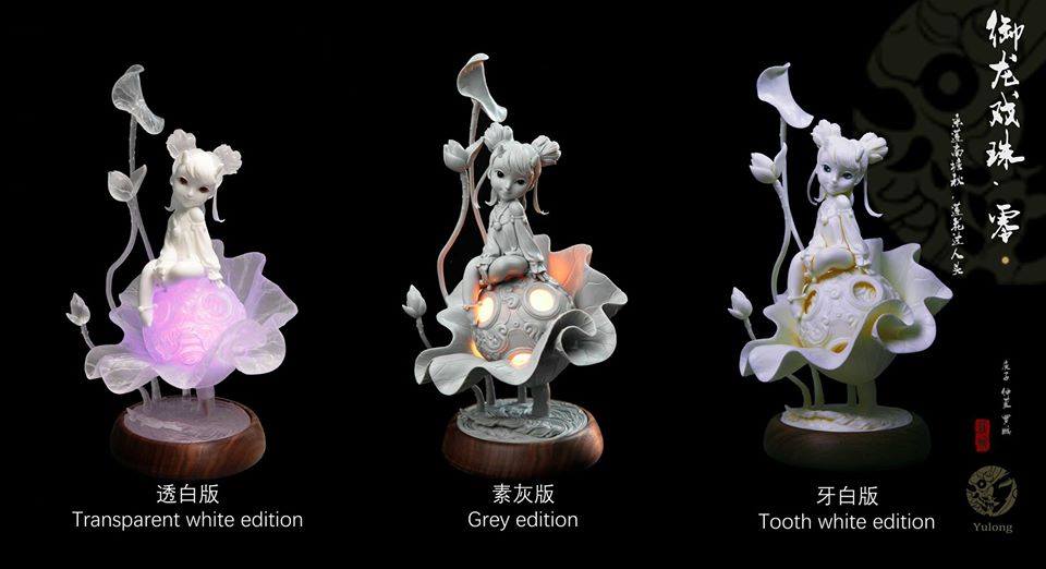 [สั่งจอง]Yulong Studio : Yulong Play Beads Zero Statue [Grey / White Tooth Ver.]
