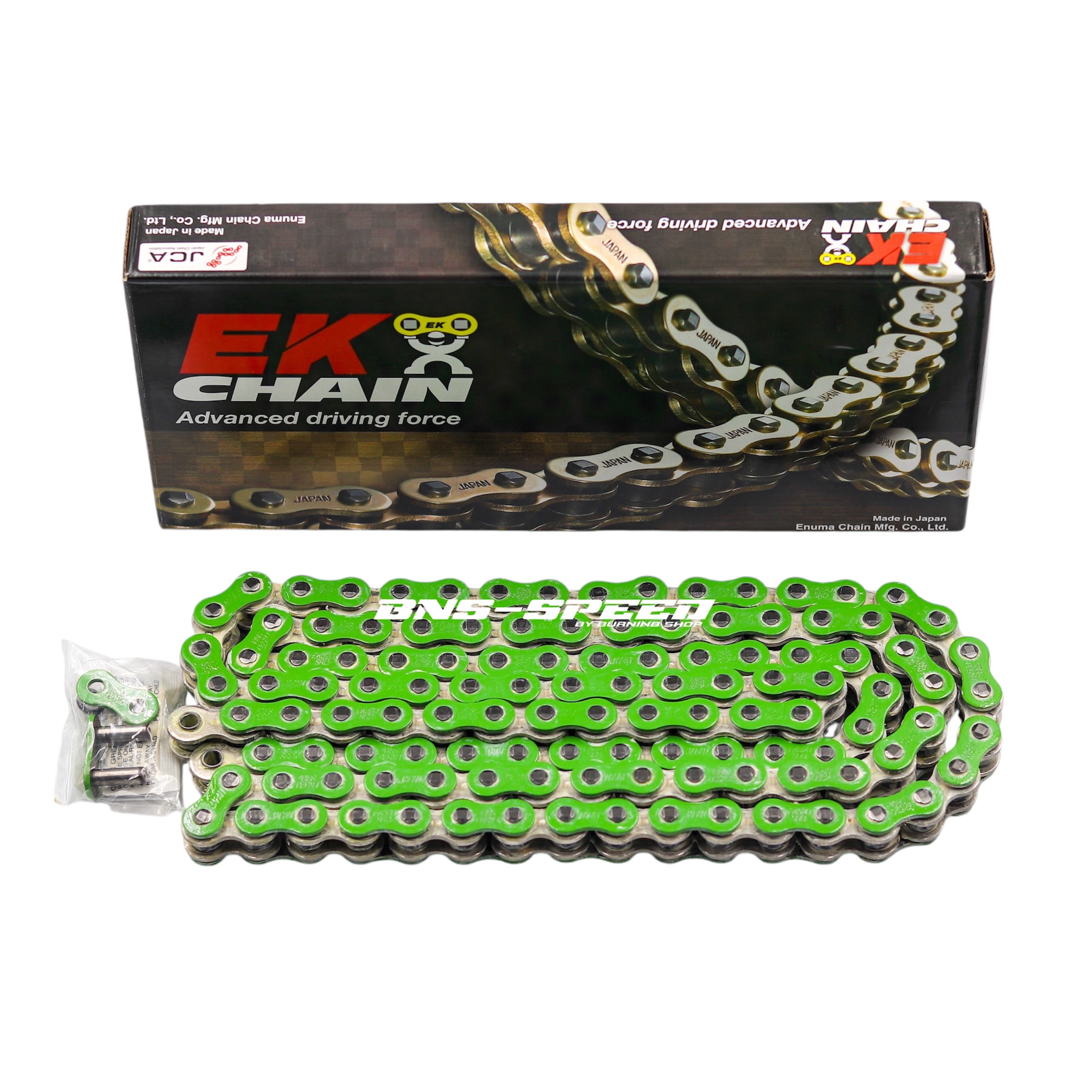 โซ่ EK CHAIN 72-01-GR / 520SP06 EK CHAIN 520 SRO O-Ring / Green
