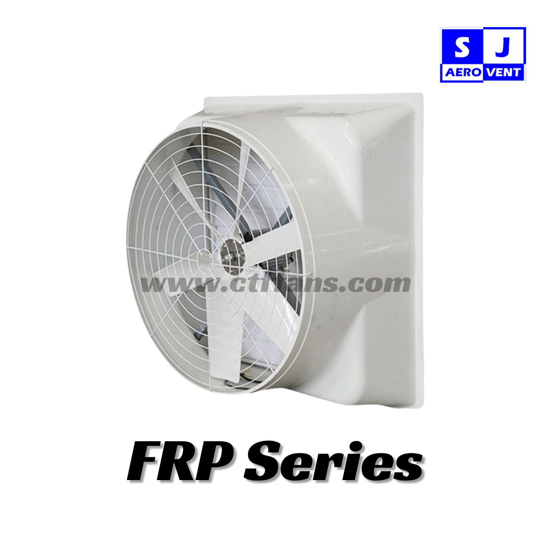 พัดลมไฟเบอร์กลาส SJ AEROVENT (Model: FRP)