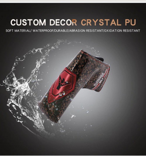 PLAYEAGLE CRYSTAL PATTERN PUTTER COVER MT036