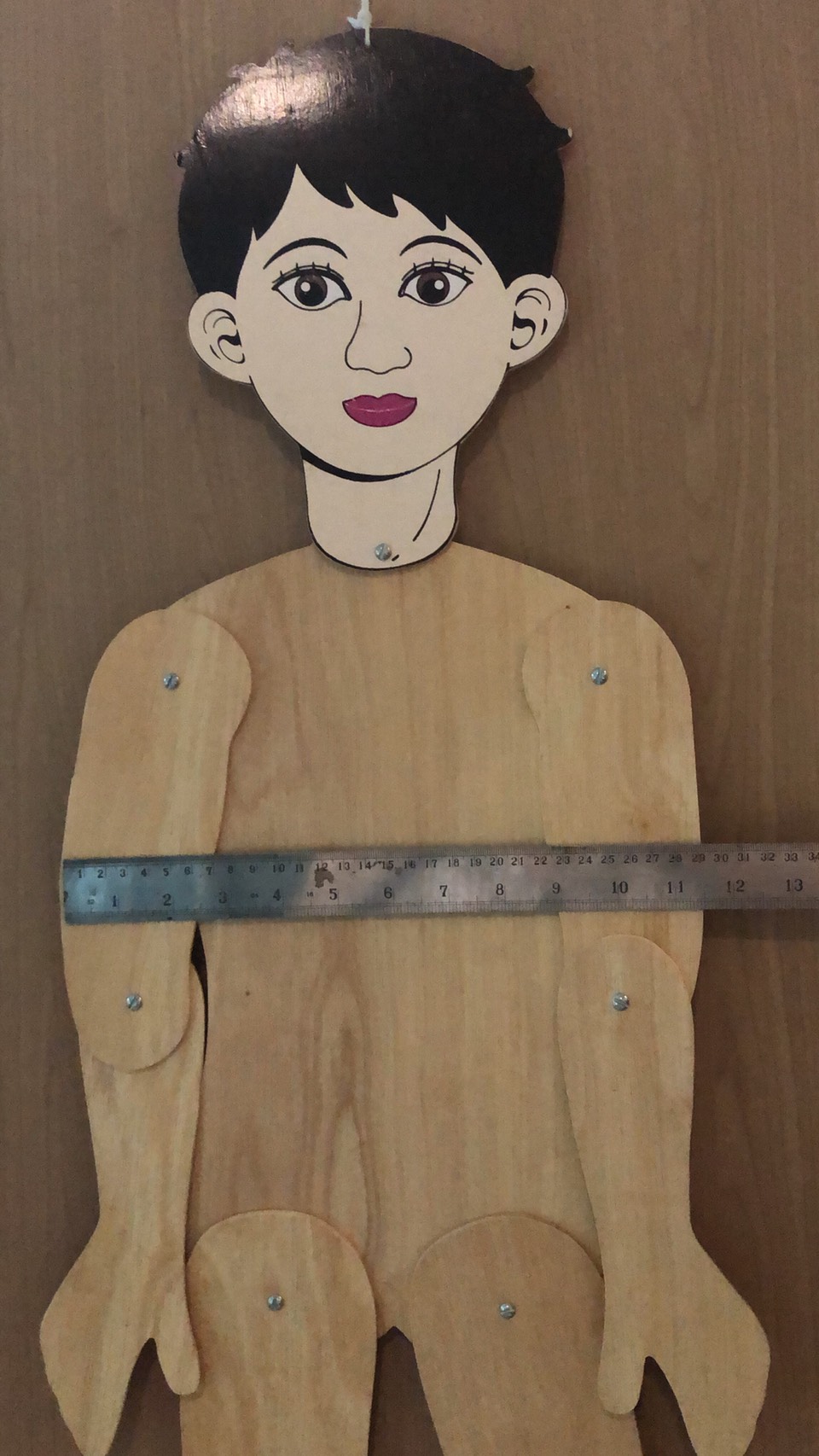 ร่างกายของฉัน ชาย หญิง หุ่นไม้ เชิด ขยับได้ (ขายตัวละ) , ของเล่นไม้, ของเล่นเสริมพัฒนาการ, ของเล่นเด็กอนุบาล, สื่อการสอนเด็กอนุบาล