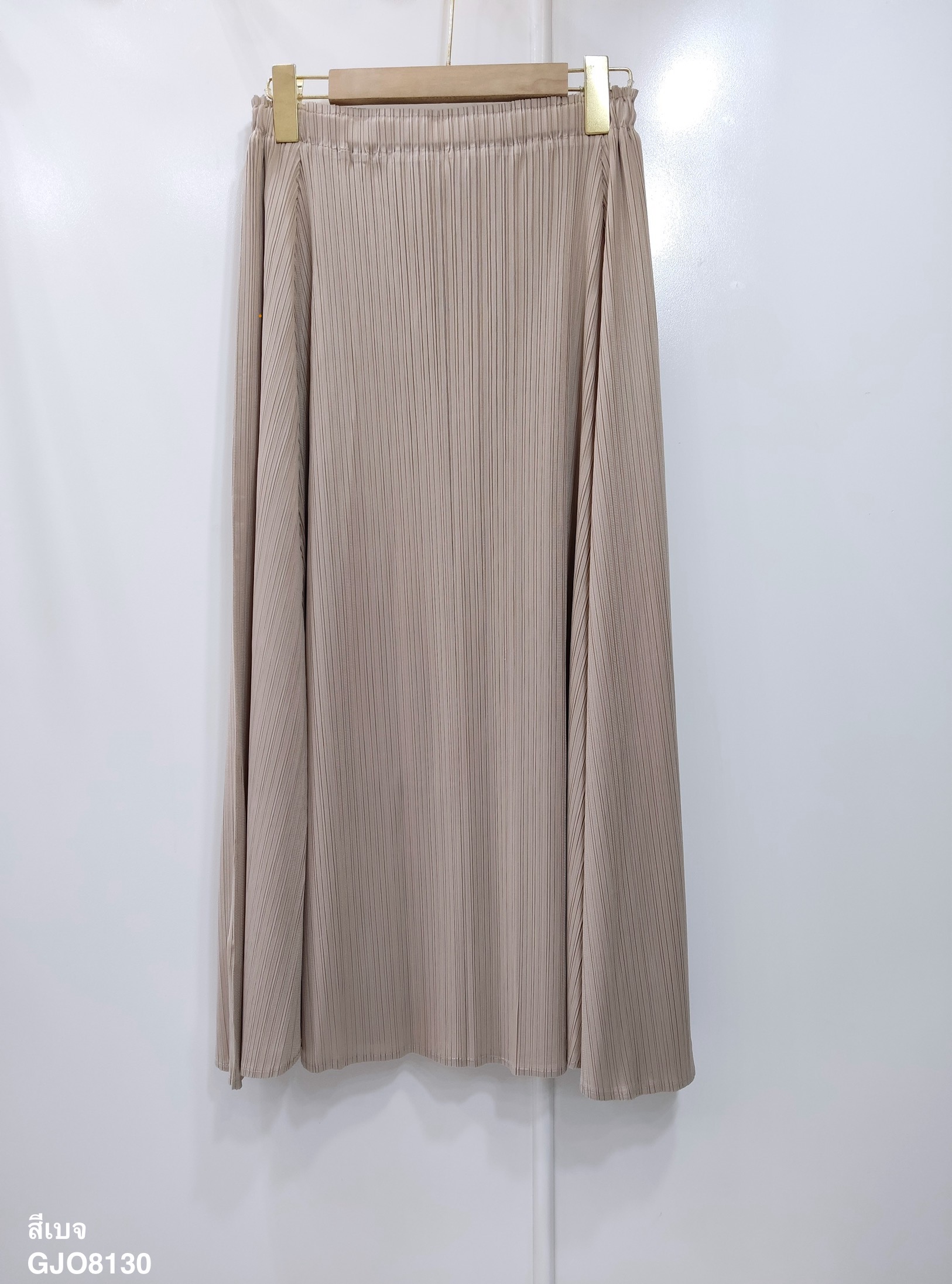 ยาว 31นิ้ว! 2MUAY รุ่น GJO8130 กระโปรงอัดพลีทงานคุณภาพ FLARED PLEATED SKIRT 20สี FREE SIZE