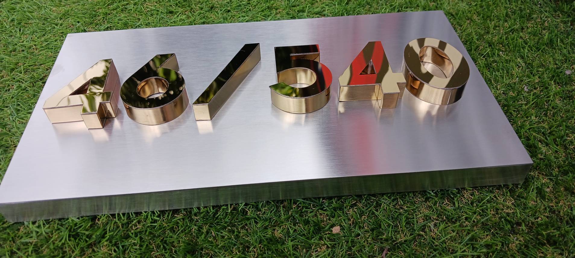 ป้ายบ้านเลขที่ รับทำป้ายโลหะทุกชนิด