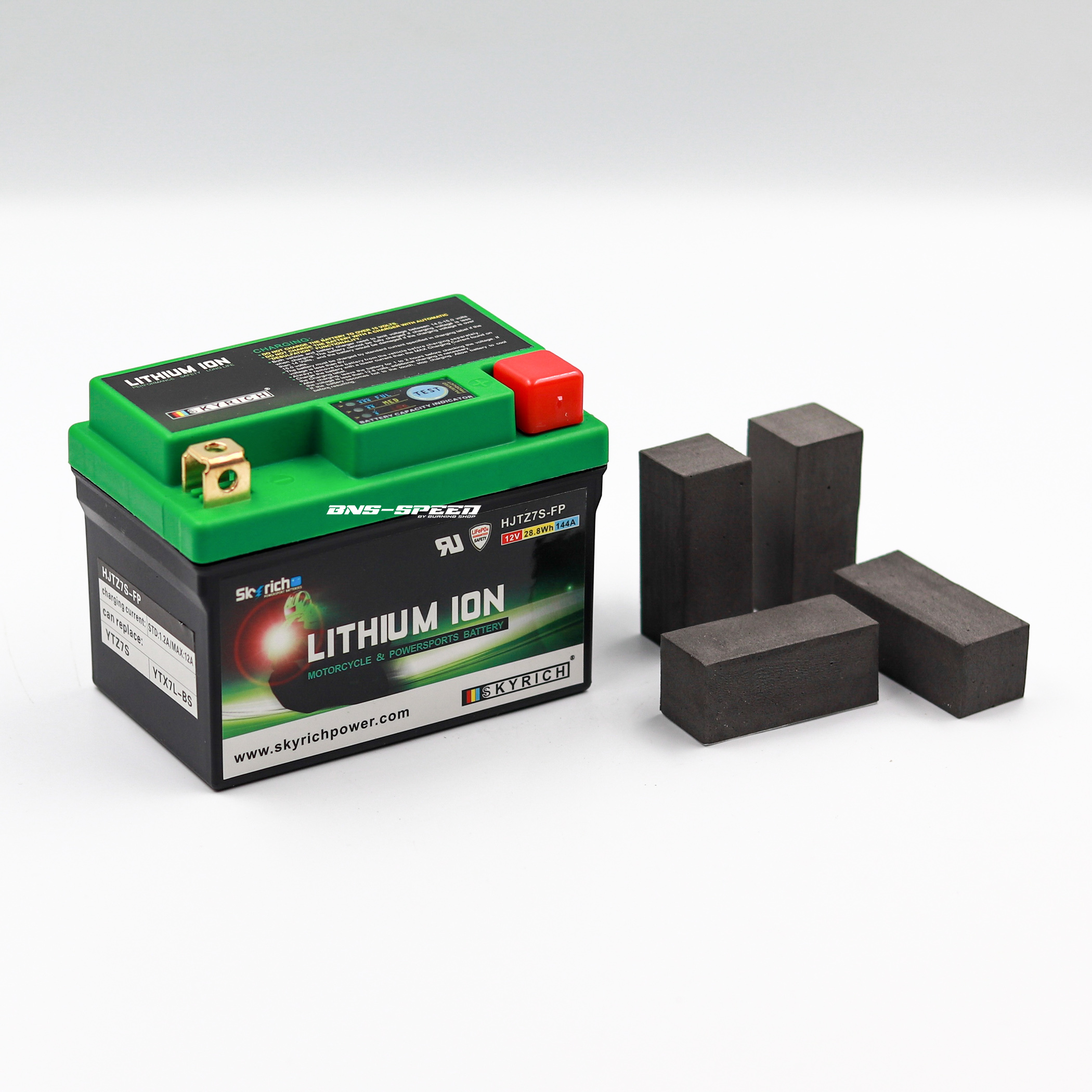 แบตเตอรี่ Skyrich Lithium Ion HJTZ7S-FP (144cca) ไม่เกิน 300cc