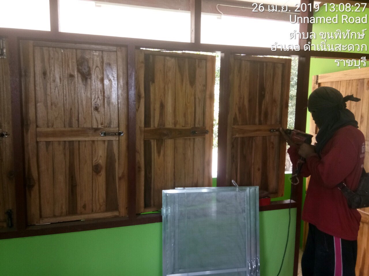 งานสร้าง ห้องพักครู รร.ดอนฟักทอง