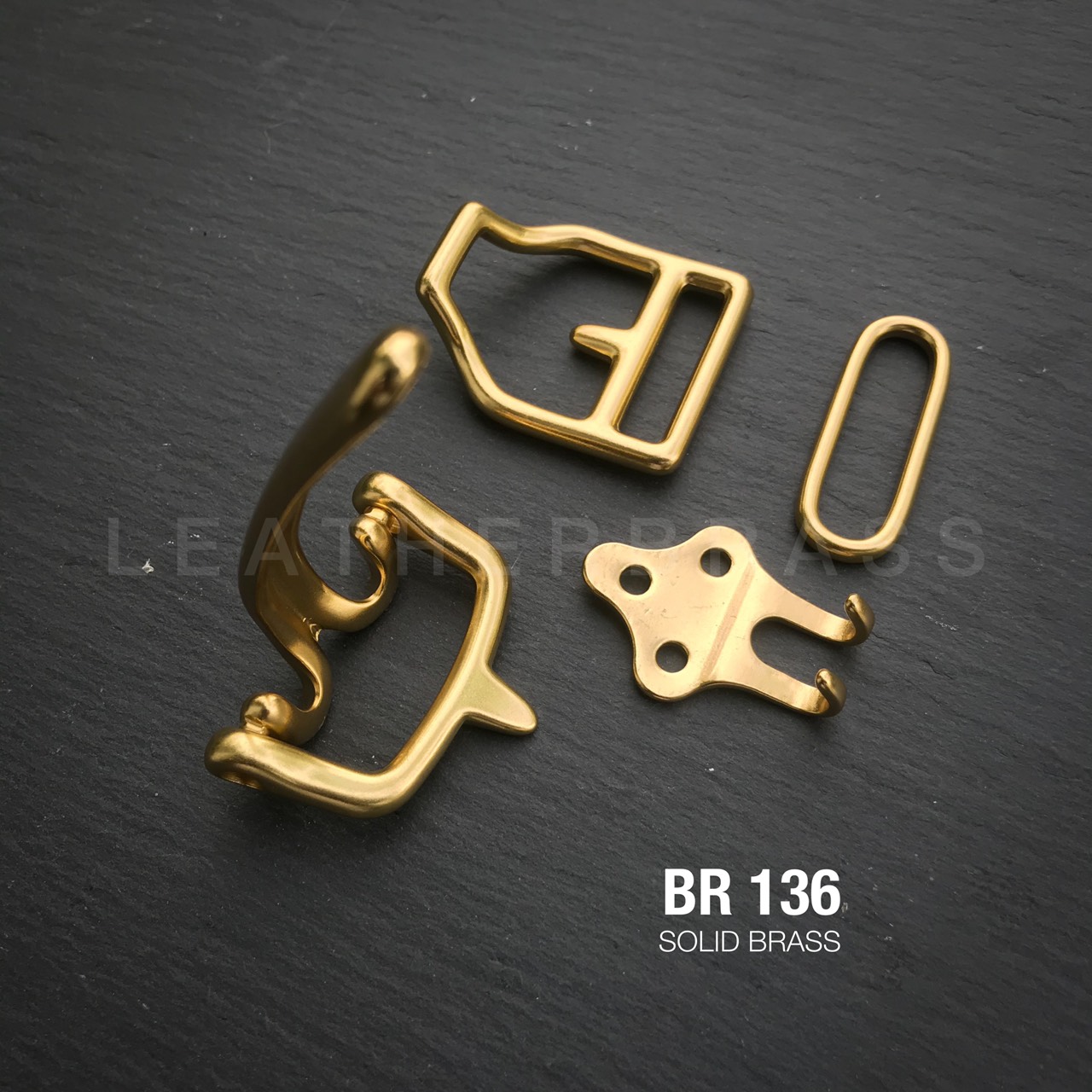 BR136 หัวเข็มขัดทองเหลือง ขนาด 38มิลหรือ 1.5นิ้ว ** ราคาต่อชิ้น**