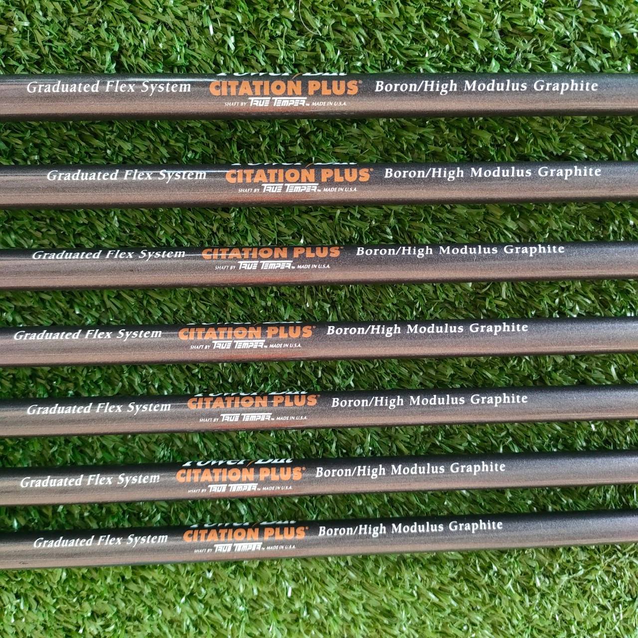 ชุดเหล็ก POWER BILT CITATION PLUS OVERSIZE มีเหล็ก 3-9 เเละ PW ** ขาดเหล็ก 5 ** ก้าน CITATION FLEX SYSTEM วัสดุ STANLESS สุดยอดคุณภาพ ไม้กอล์ฟมือสอง ของแท้ BY NakaraLuxurious