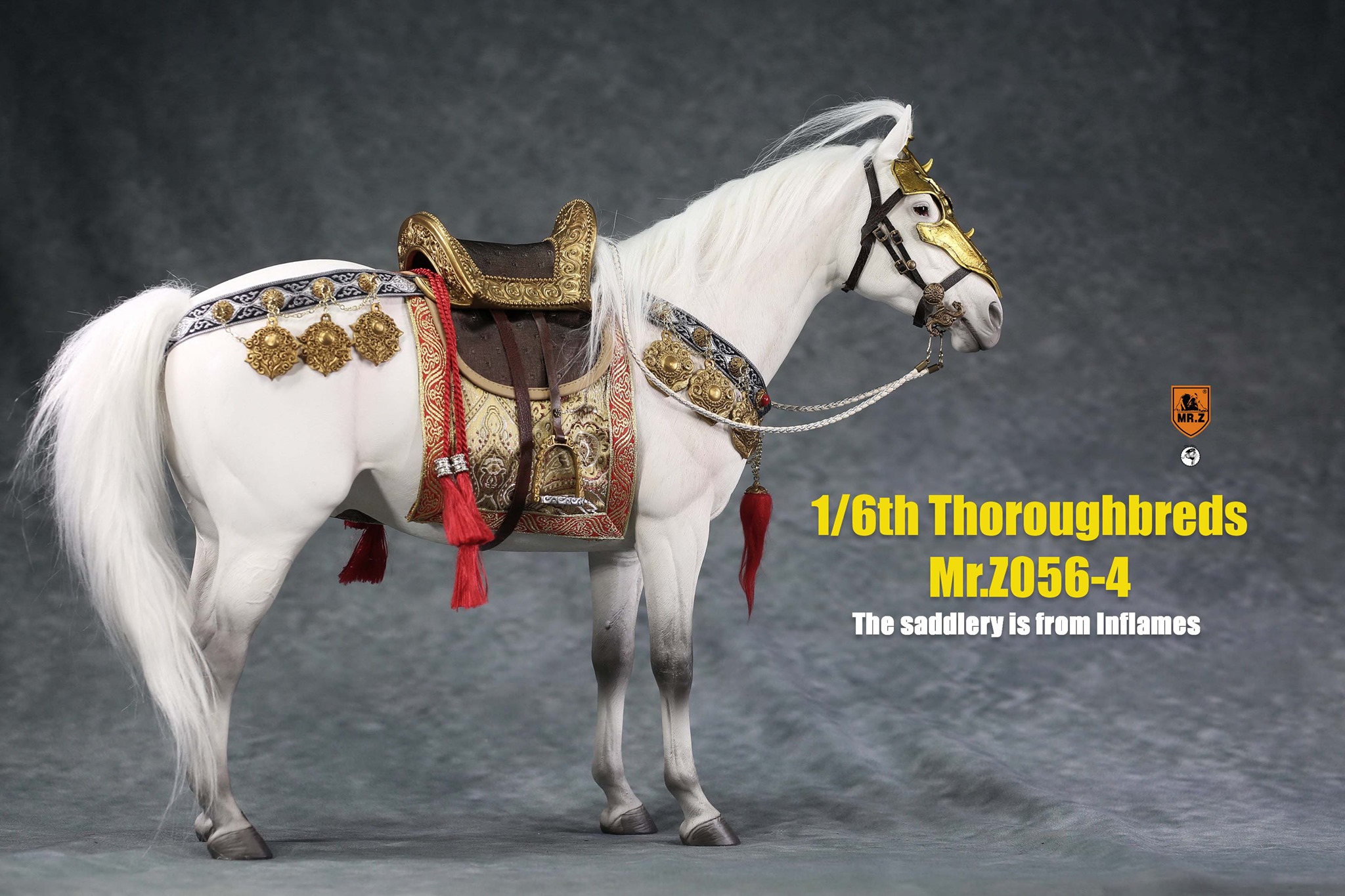 [สั่งจอง]MR.Z MRZ056 1/6 animal model No.56 : Thoroughbreds （all 5 colours） MR.Z 1/6 : Ancient Japanese Harness Set