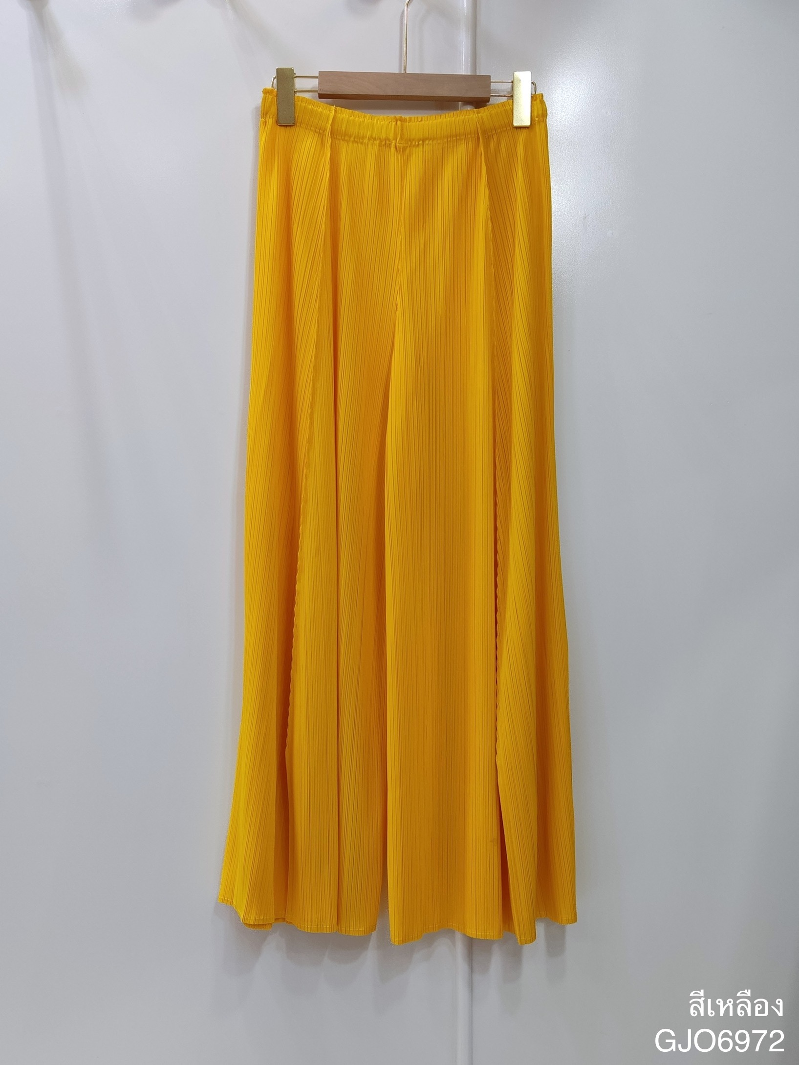 ยาว37.5"นิ้ว! 2MUAY กางเกงผู้หญิง กางเกงพลีทคุณภาพ รุ่น GJO6972 WIDE LEG PLEAT PANT FREE SIZE