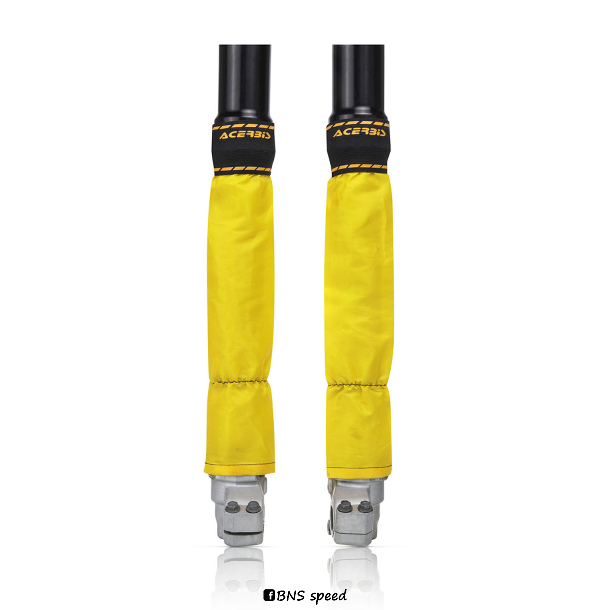 ผ้าหุ้มโช้ค Acerbis X-MUD Forks protection สีเหลือง