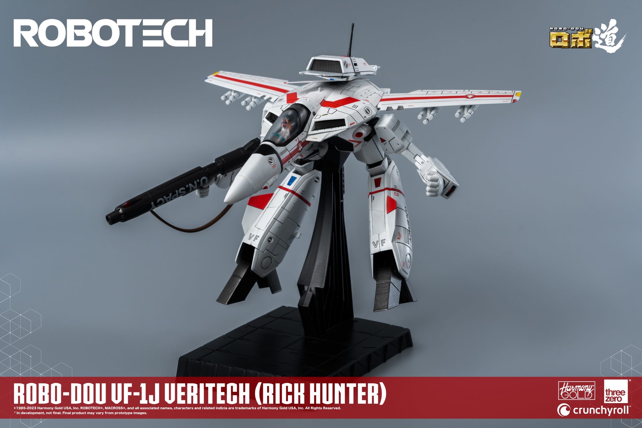 [สั่งจอง]threeZero 8” : Robotech - ROBO-DOU VF-1J Veritech (Rick Hunter)