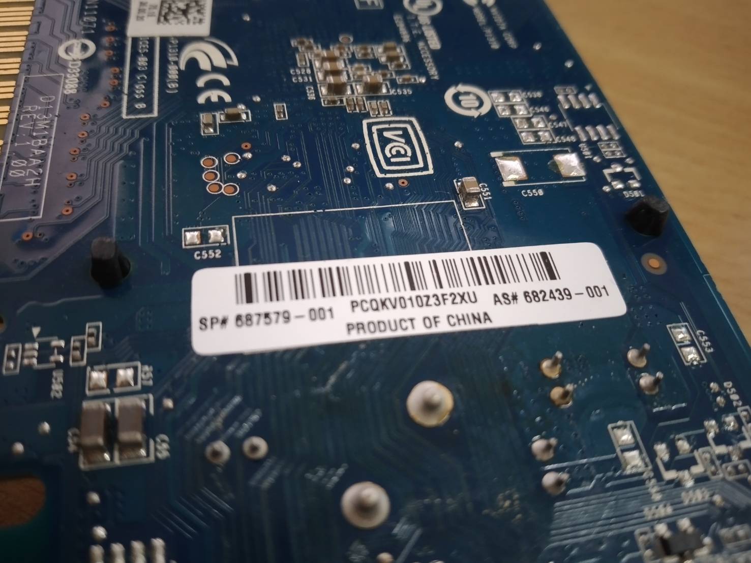 HP nVidia GeForce GT620 FH 1GB Video Card 687579-001 ขายาว