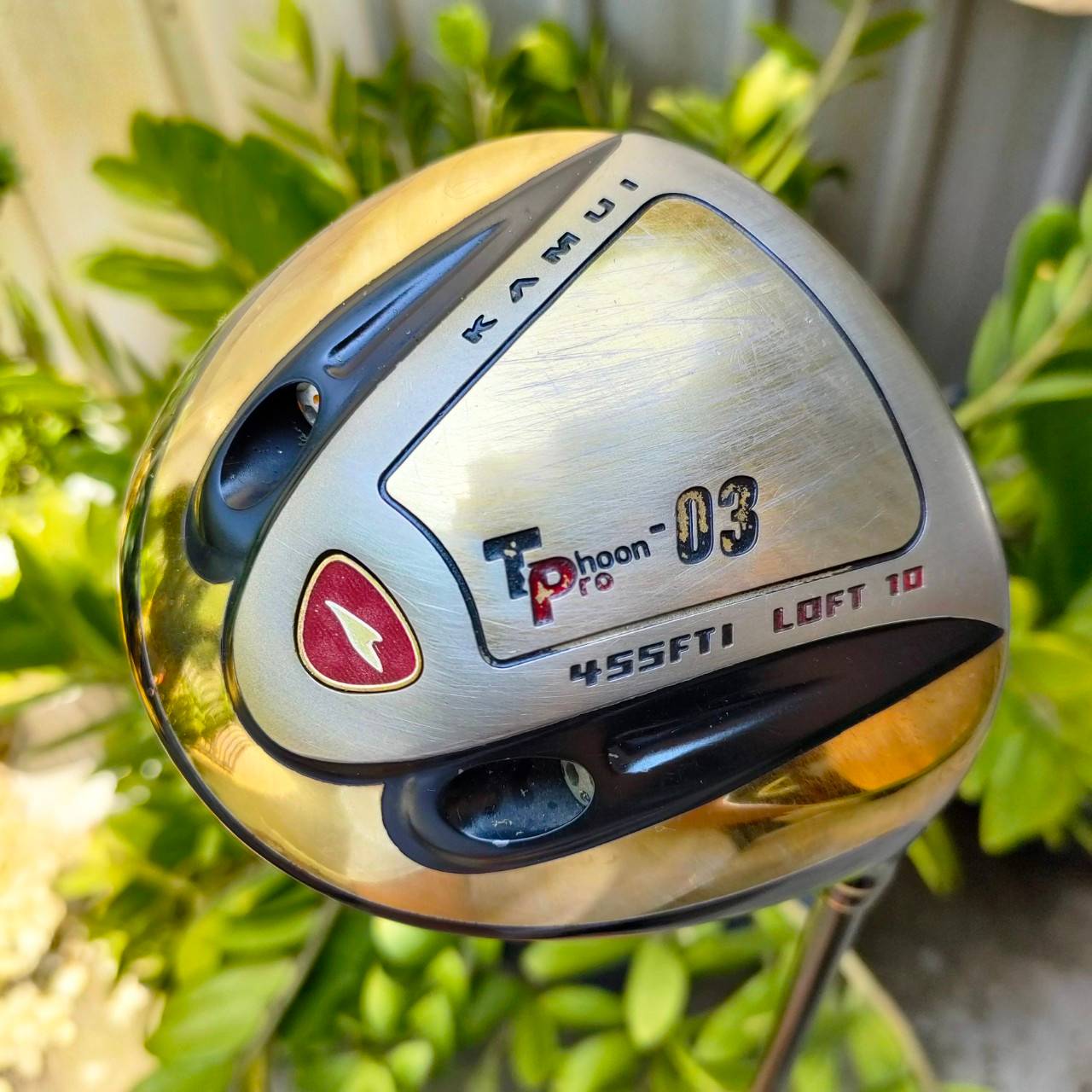DRIVER KAMUI Typhoon Pro TP-03 455 FTi องศา 10 ก้าน KAMUI FLEX R สภาพสวยมาก รุ่นหัวสีทอง หน้าเด้งแบบจัดๆ ตีไกล มี COVER เดิมๆ ไม้กอล์ฟพรีเมี่ยมมือสอง ของแท้ By NakaraLuxurious