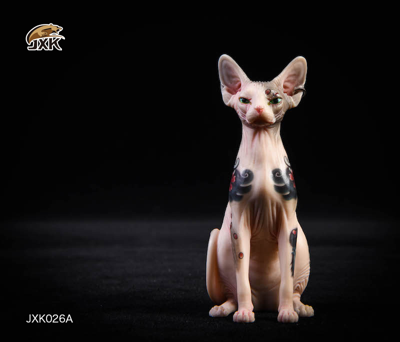 [สั่งจอง]JxK.Studio Jxk026A/b 1/6 Scale Sphynx cat tattoo