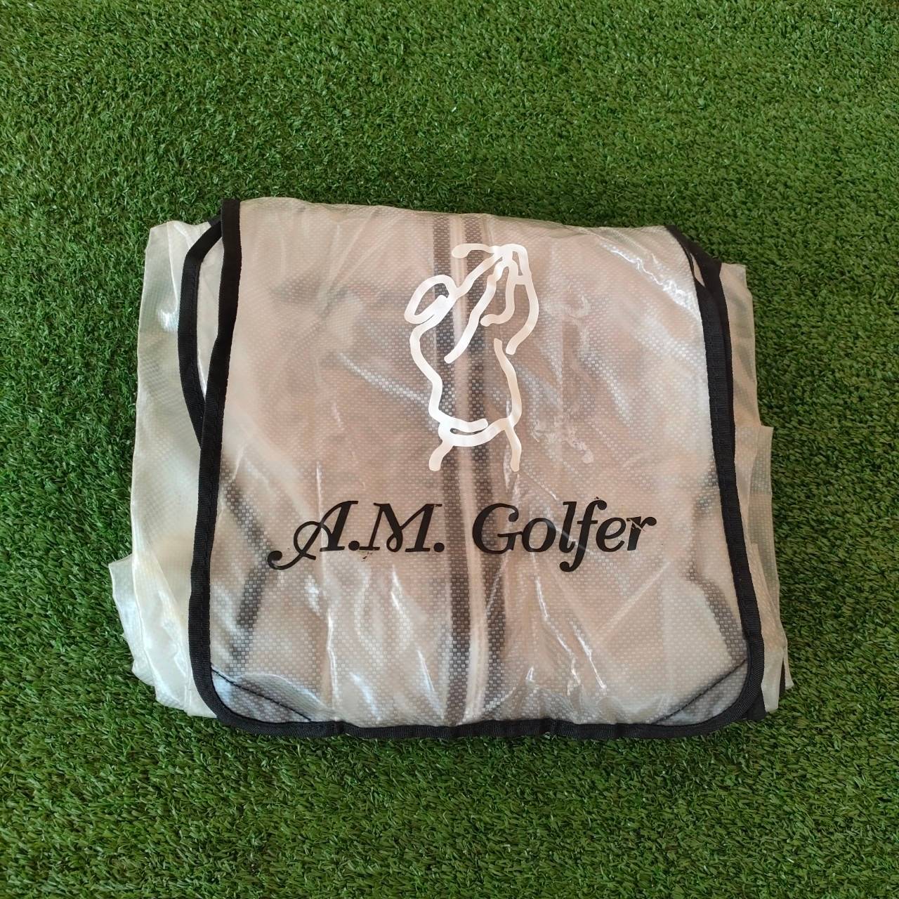 ถุงคลุมกันฝน A.M GOLFER มือสอง สภาพสวยเดิมทุกอย่าง ราคาไม่แพง ไม้กอล์ฟมือสอง ของแท้ BY NakaraLuxurious