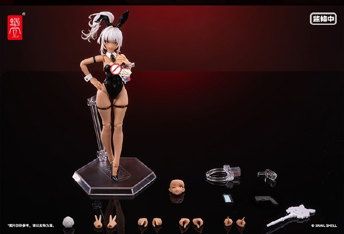 [พร้อมส่ง] "Snail Shell 1/12 : Different Color ver.- Bunny Girl Aileen Sunkissed Ver. ครบ SET (ฟิกเกอร์สาว+รถ+เท้าเสริม)"
