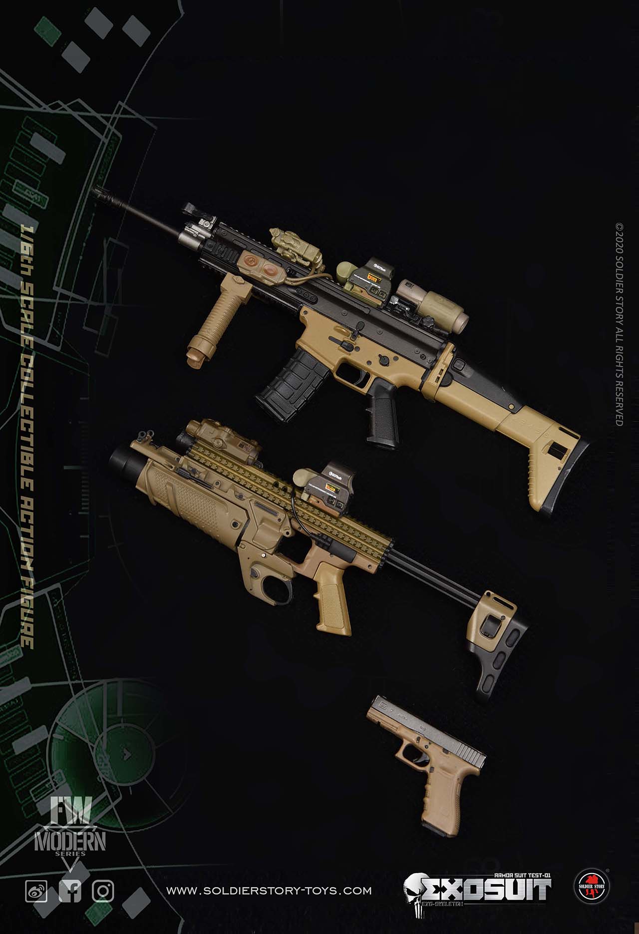 [สั่งจอง] SoldierStory SS122 1/6 : EXO SKELETON ARMOR SUIT TEST-01