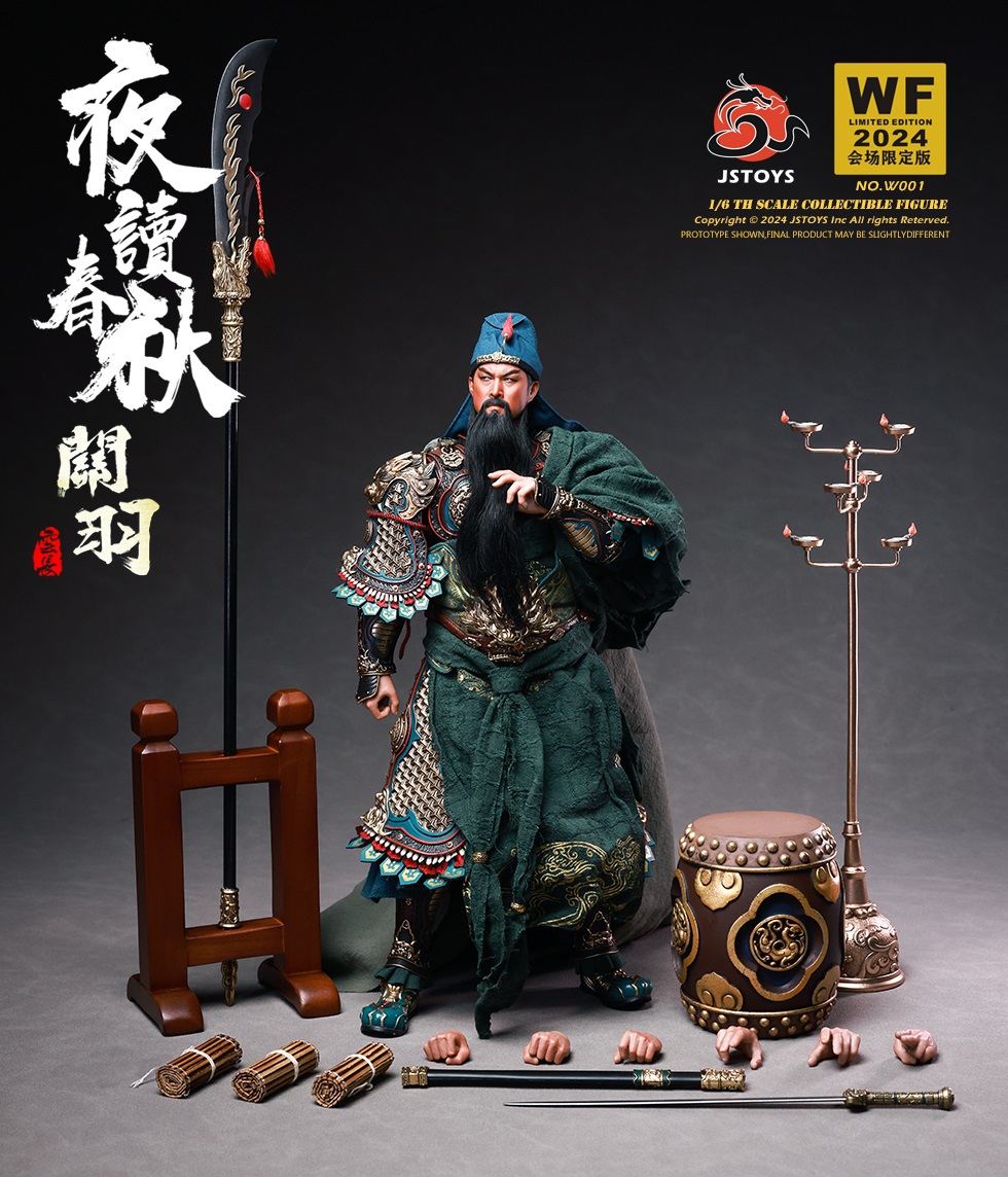 [พร้อมส่ง]JSTOYS W001 1/6 : GUAN YU YUCHANG (WF2024 EXCLUSIVE EDITION)