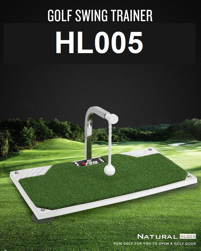 360 degree drive practice mat พรมซ้อมไดร์ฟ 360 องศา PGM HL005 ผลิตจากวัสดุที่แข็งแรงทนทาน ขนาด 33.8 x 63 cm. ( สีขาว )