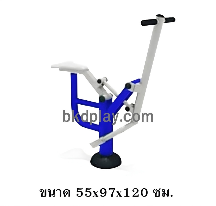 เครื่องออกกำลังกาย กลางแจ้ง ชุดอุปกรณ์ บริหารแขน ขา หน้าท้อง แบบม้าโยก ลานกีฬา อเนกประสงค์ สนามกีฬา ผลิตในไทย สั่งทำตามสีที่ต้องการได้