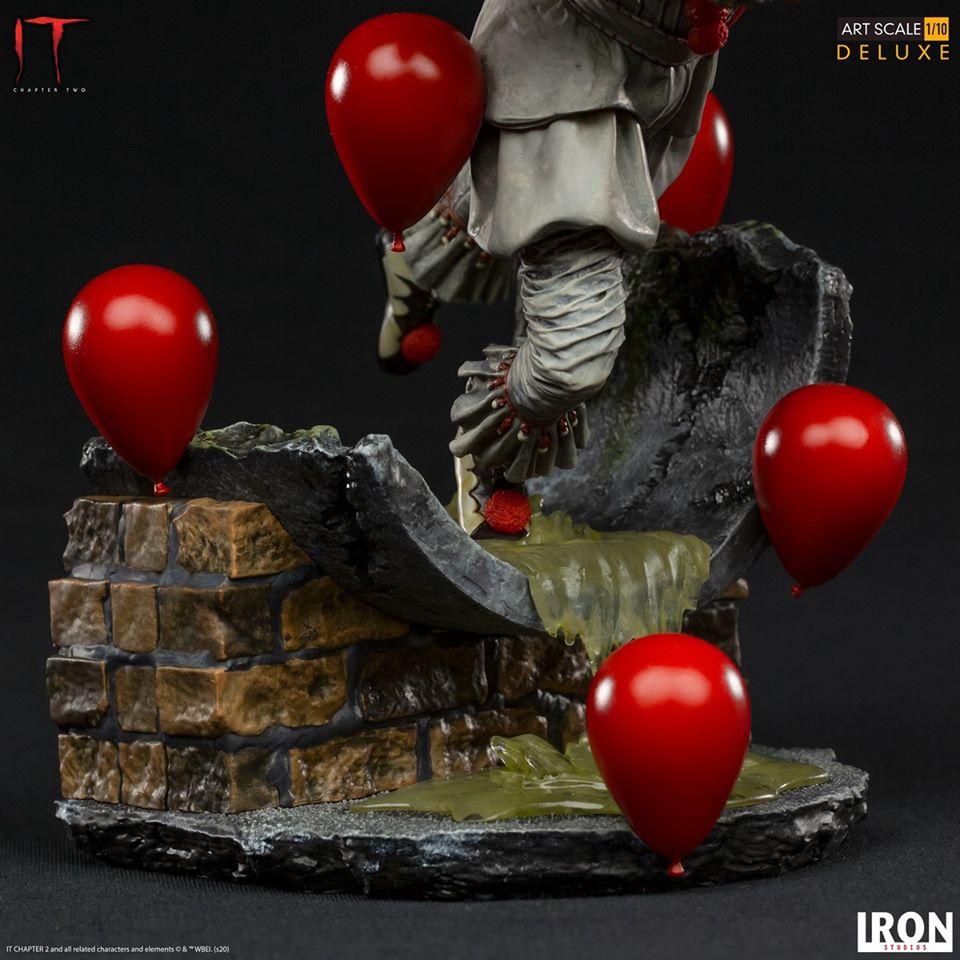 [สั่งจอง]IRON STUDIOS WBHOR31220-10 Art Scale 1/10 IT Chapter Two : Pennywise Deluxe Edition
