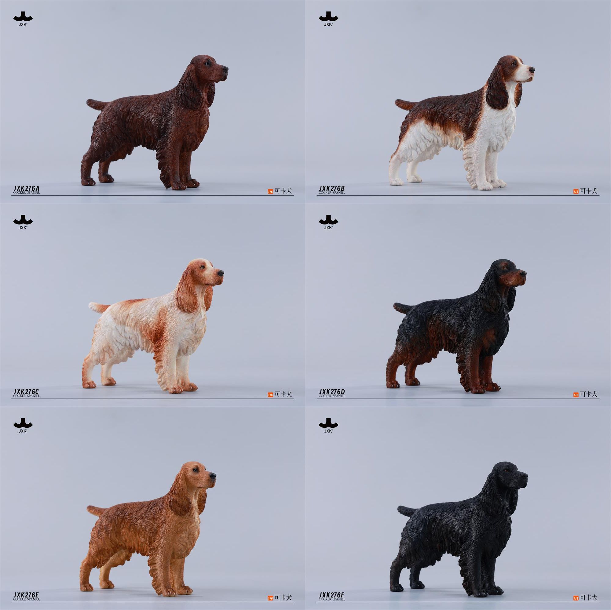 [สั่งจอง]JXK 1/6 : Cocker Spaniel Static Animal Figure