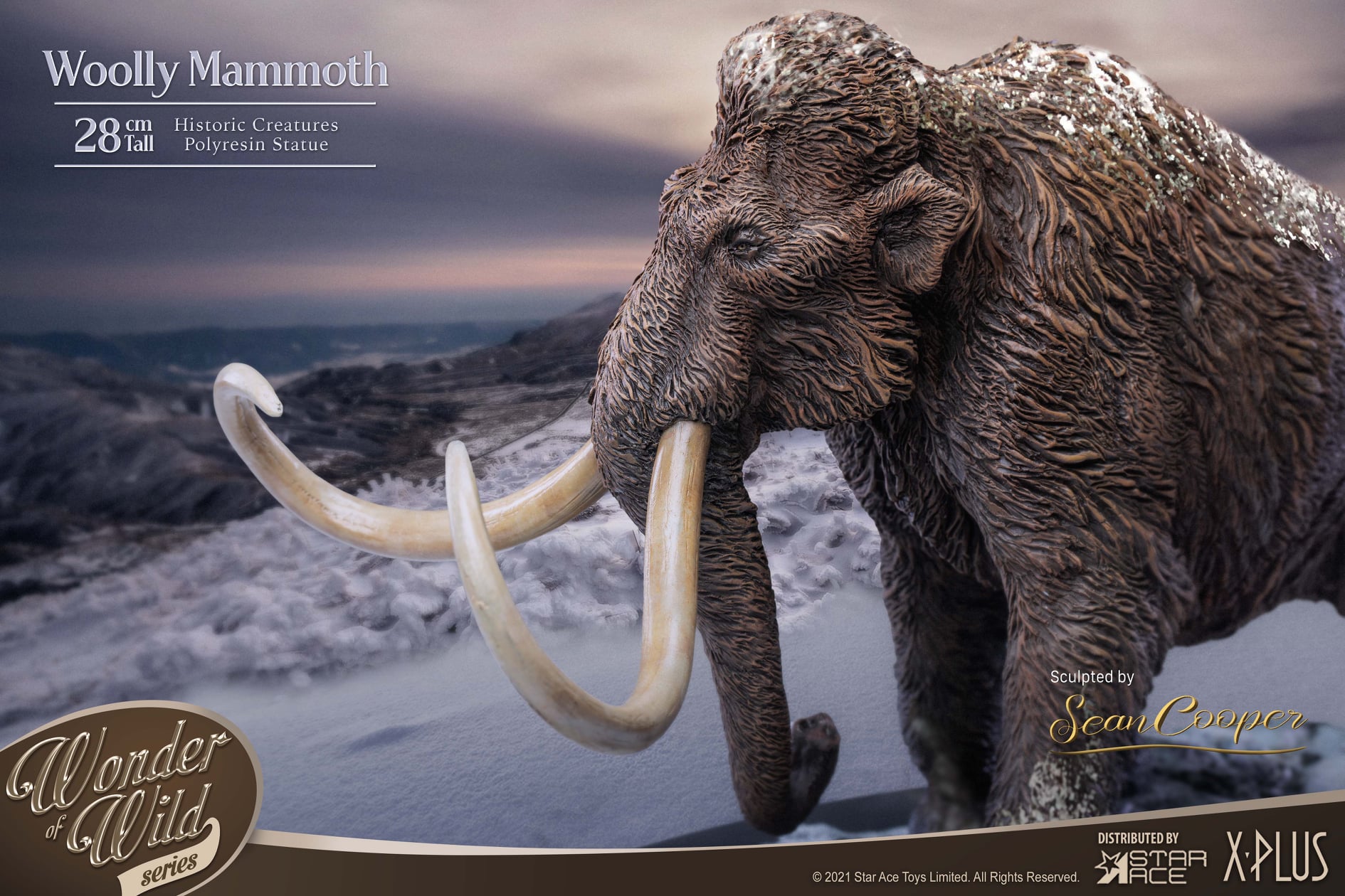 [สั่งจอง]X-Plus / STAR ACE Toys SA5001 : "WONDER WILD" series - Wooly Mammoth Statue
