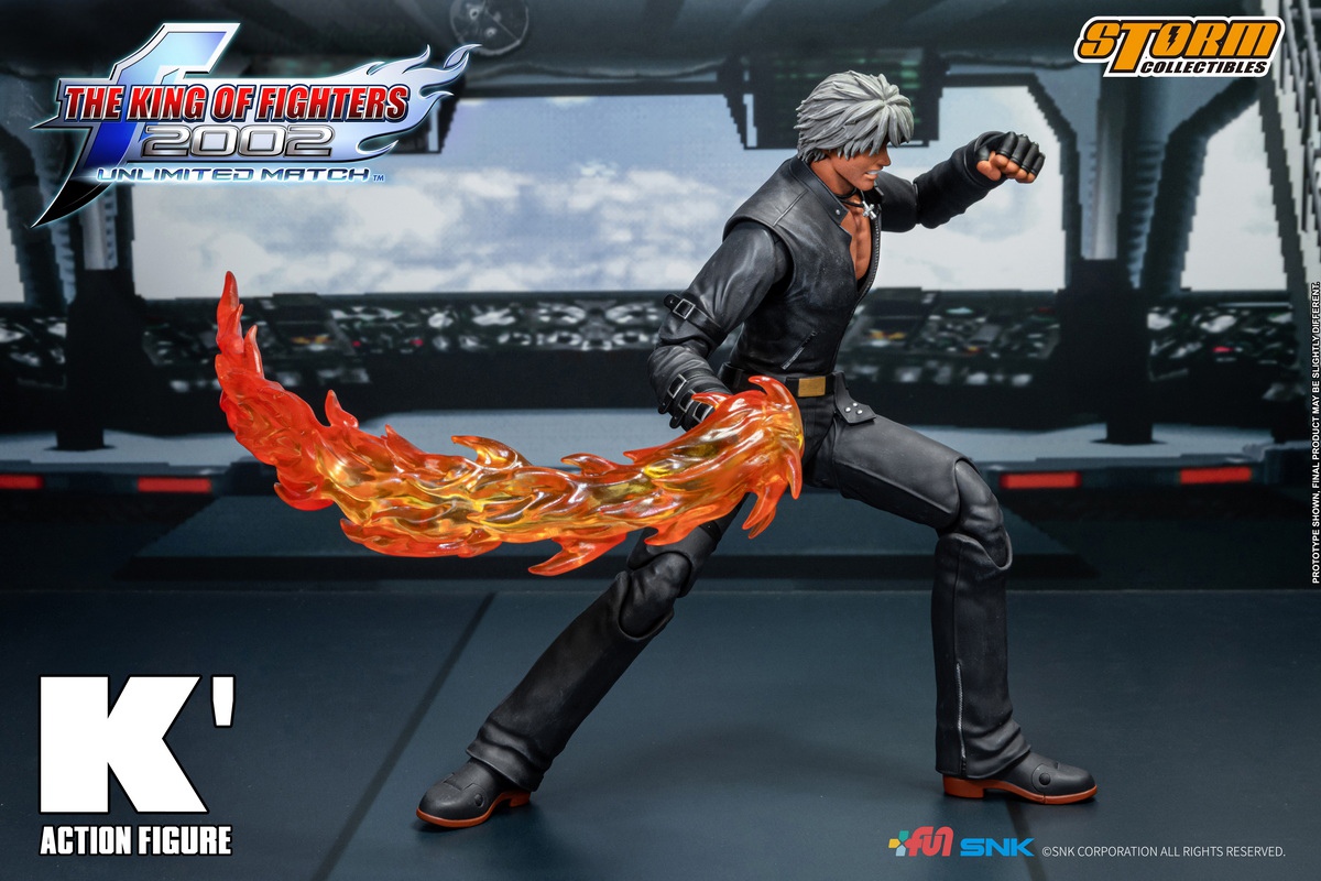 [สั่งจอง] Storm Toys SKKF10 1/12 : King of Fighters - K'
