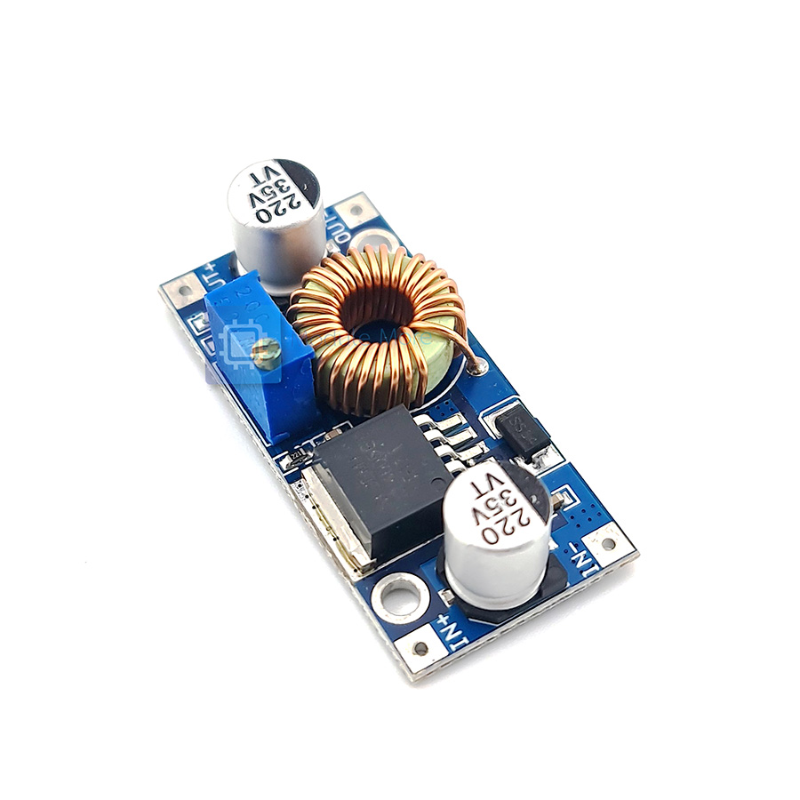 โมดูลลดแรงดันไฟ 5v-32v เป็น 0.8-24V XL4005 DC-DC adjustable step down power Supply module ,5A High current,High power