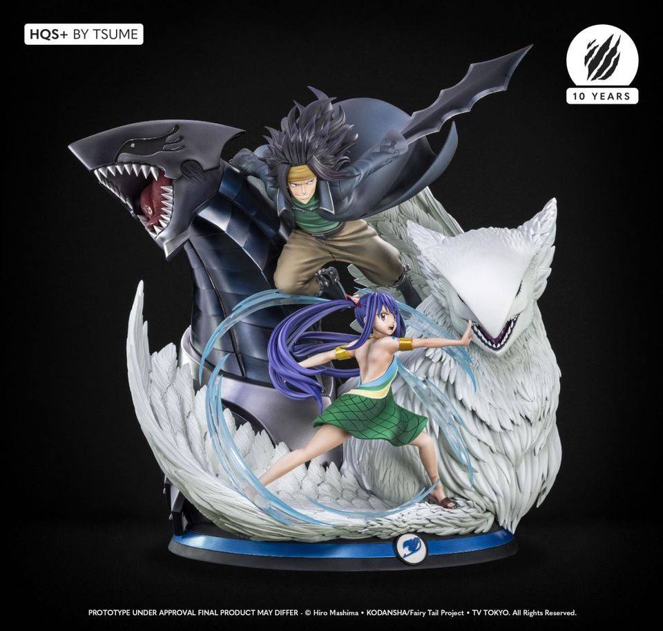 [สั่งจอง]Tsume Art HQS+ 1/4 Statue : Gajeel & Wendy (Fairy Tail)
