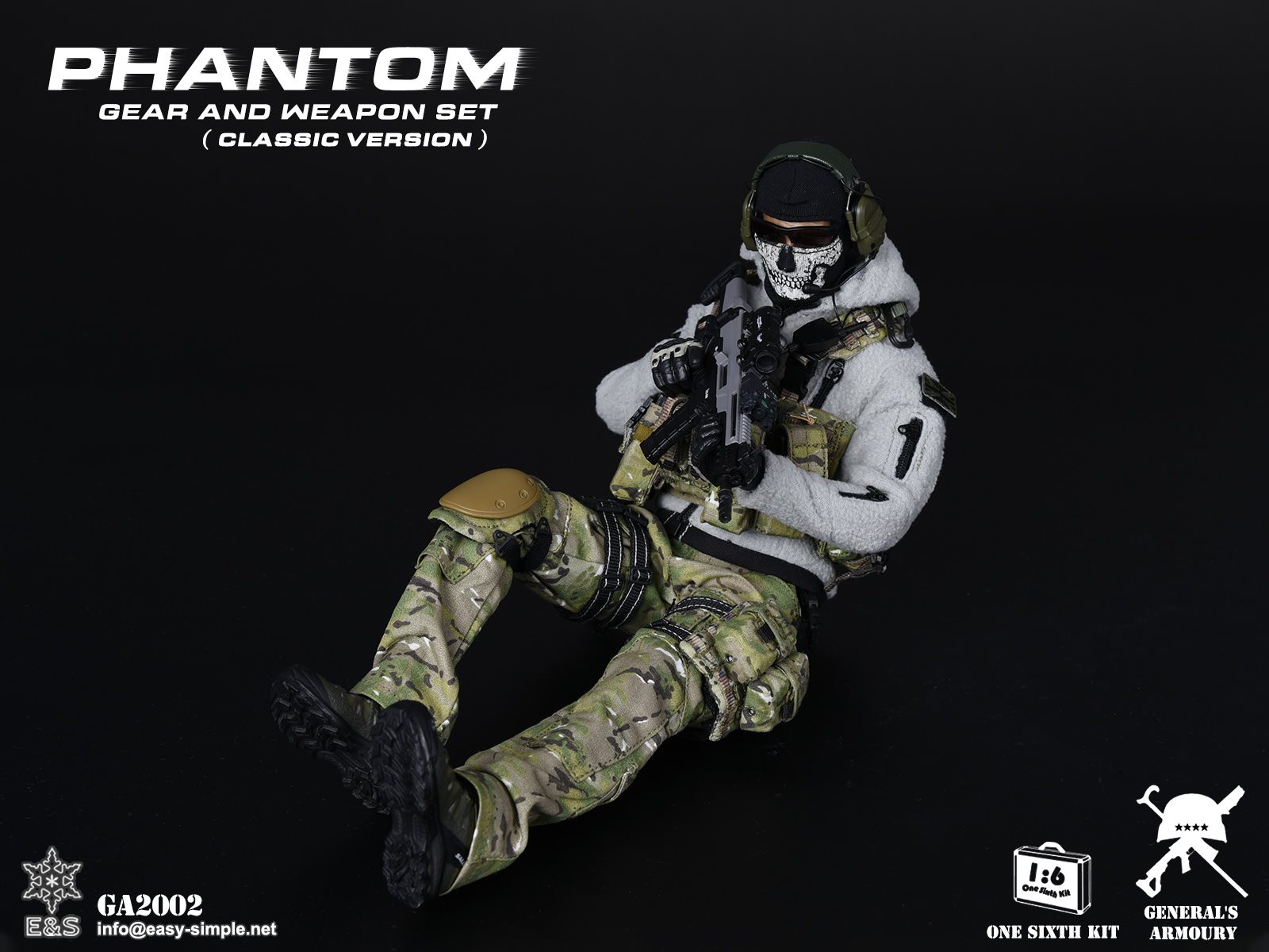 [สั่งจอง]General's Armoury GA2002 1/6 : Phantom Gear And Weapon Set (Classic Version)