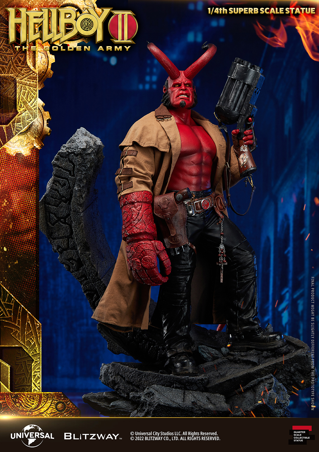 [สั่งจอง] Blitzway BW-SS-21301 1/4 : HELLBOY II - THE GOLDEN ARMY